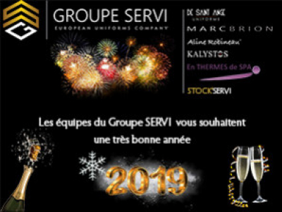 Le groupe Servi vous souhaite une bonne année 2019 !